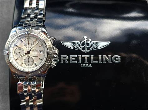 breitling chronomat madre perla|breitling chronomat watch review.